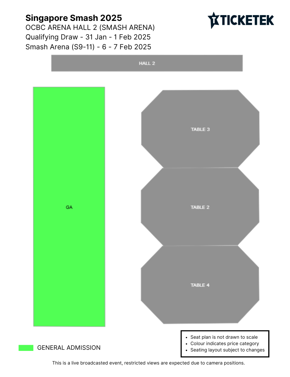 Singapore Smash 2025 Singapore Sports Hub Sports Entertainment Lifestyle